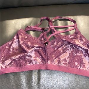 Purple cage bralet